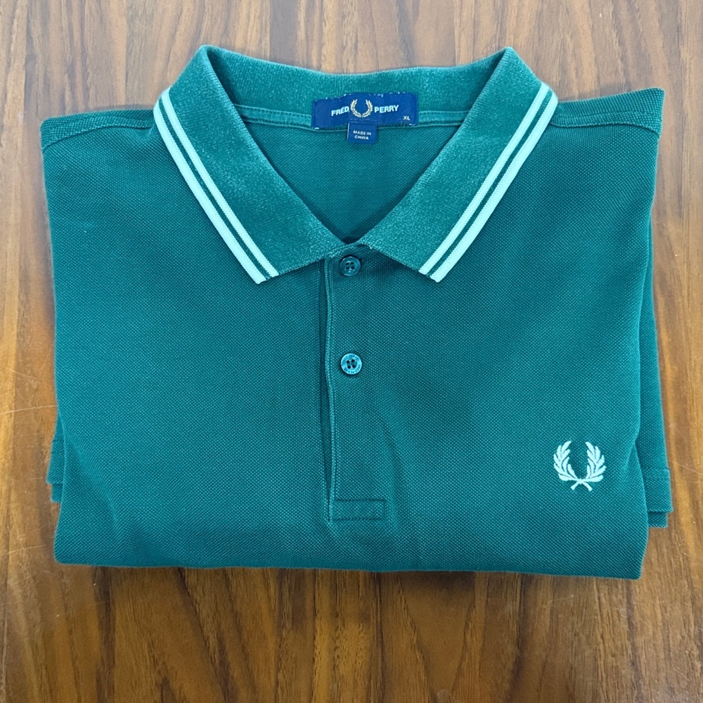 Fred Perry Tipped Slim Fit Mens Polo